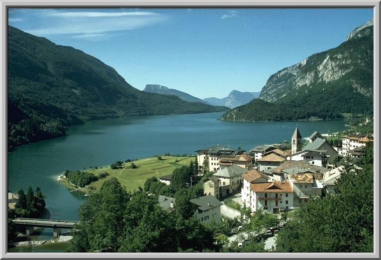 Molveno am Lago di Molveno.