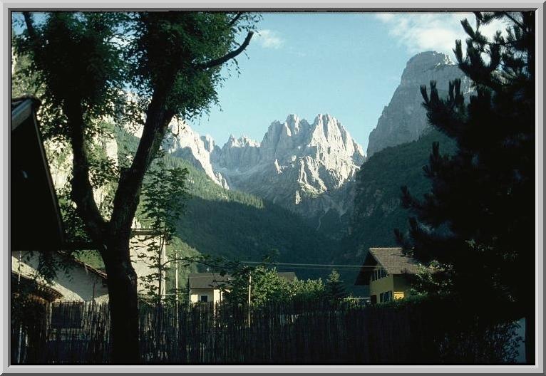 Molveno, auf dem Zeltplatz am Lago di Molveno.