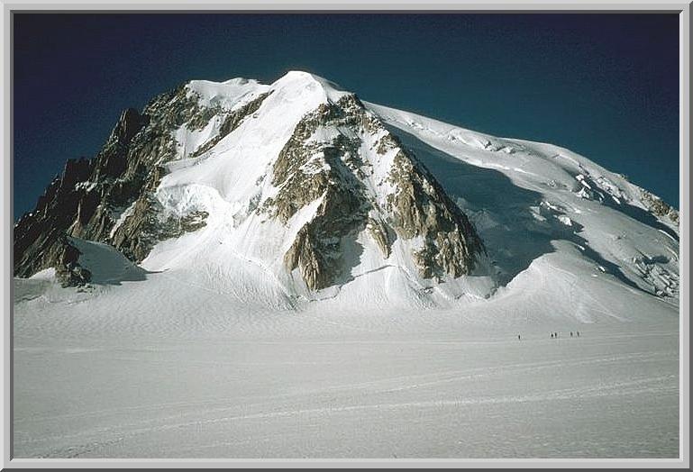 Nordansicht des Mont Blanc du Tacul