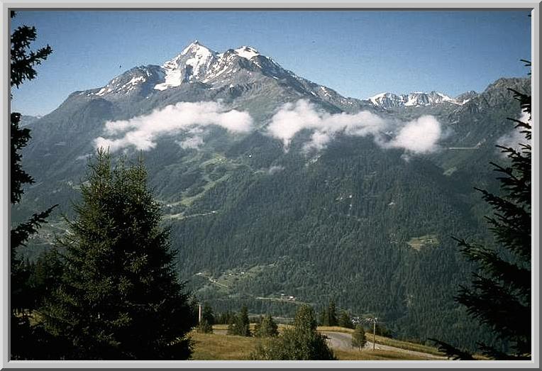 Weg zum Zeltplatz in la Rosiere, Mont Pourri 3779m