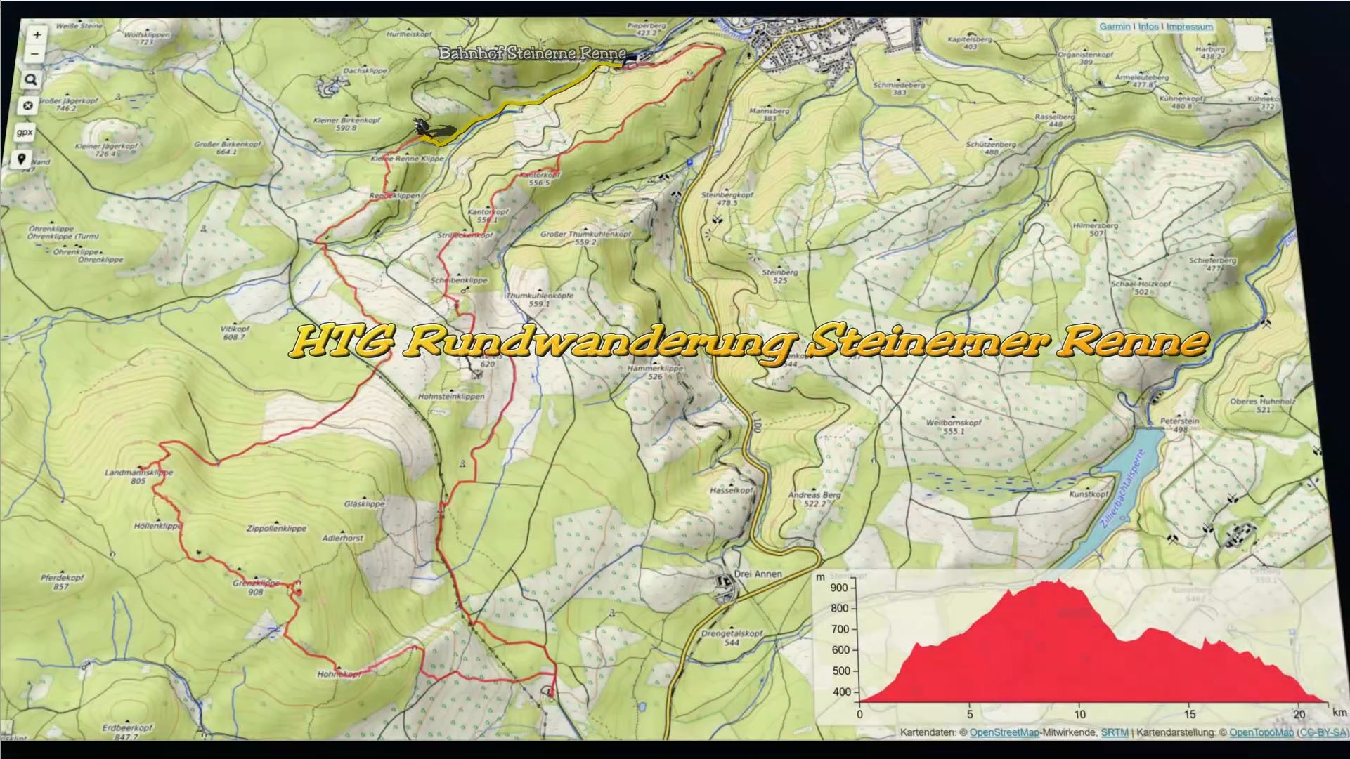 Wanderung Steinerne Renne